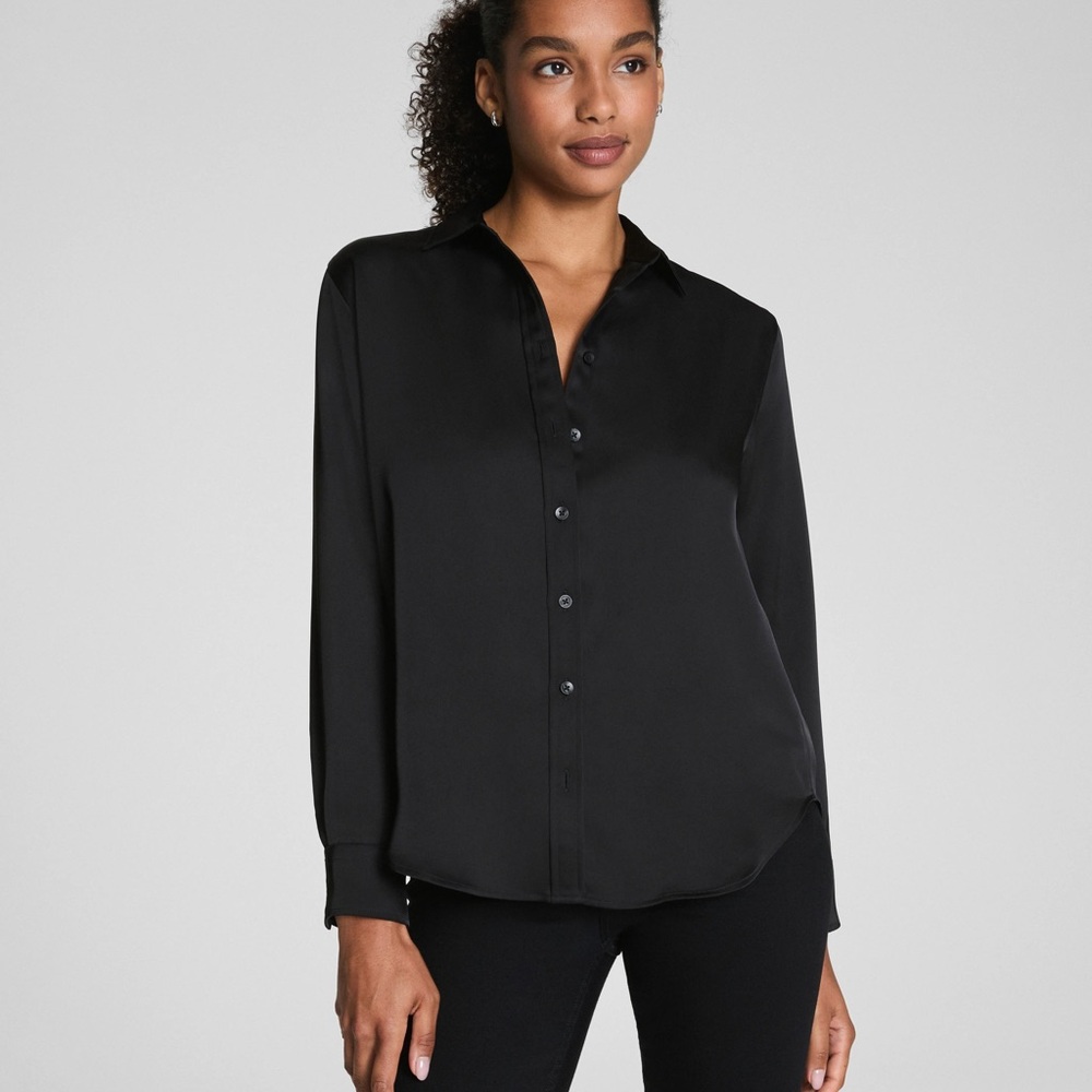 Spanx silky shirt NWOT